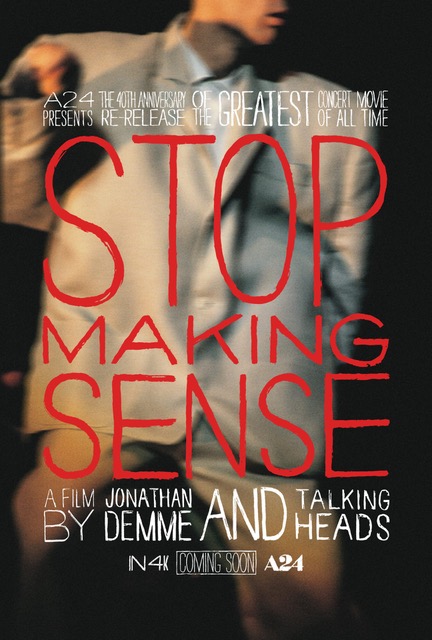 Stop Making Sense filmposter