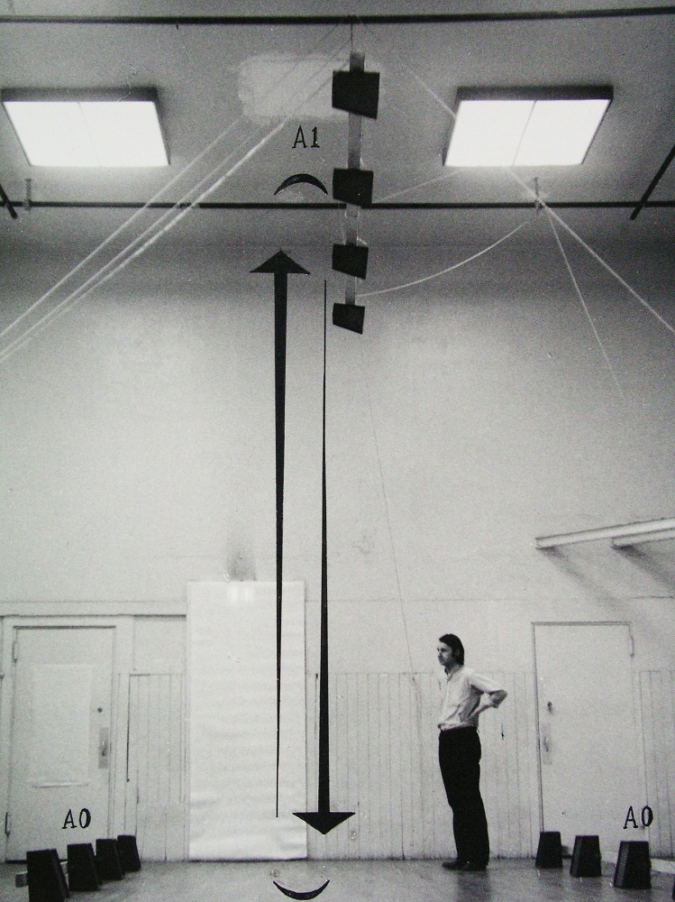Vertical Space 1973 Bernard Leitner