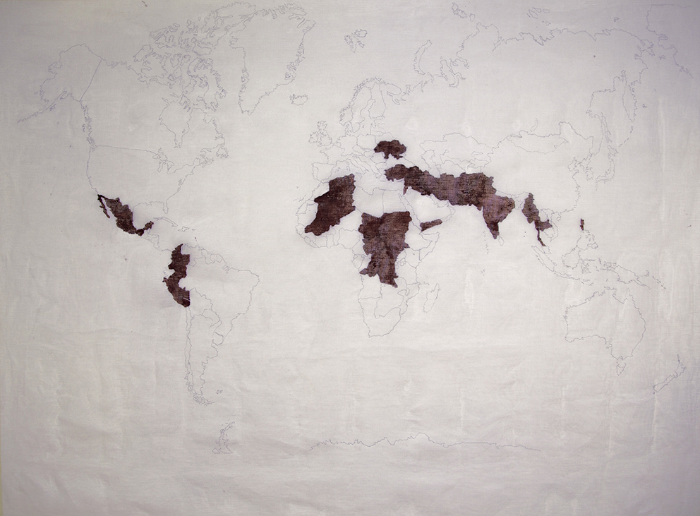 Map of the World 2015 © Elke Andreas Boon