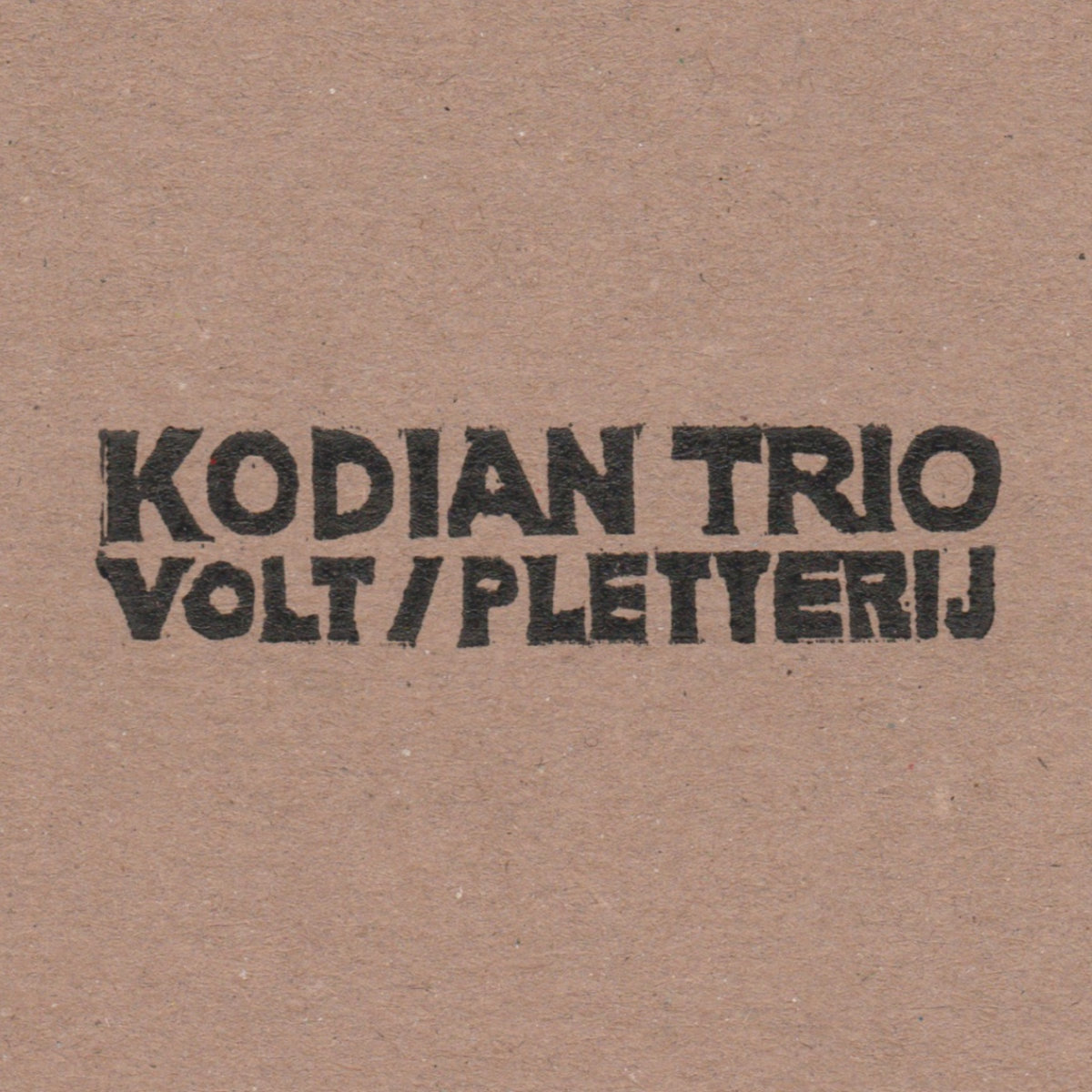 Kodian Trio Cover