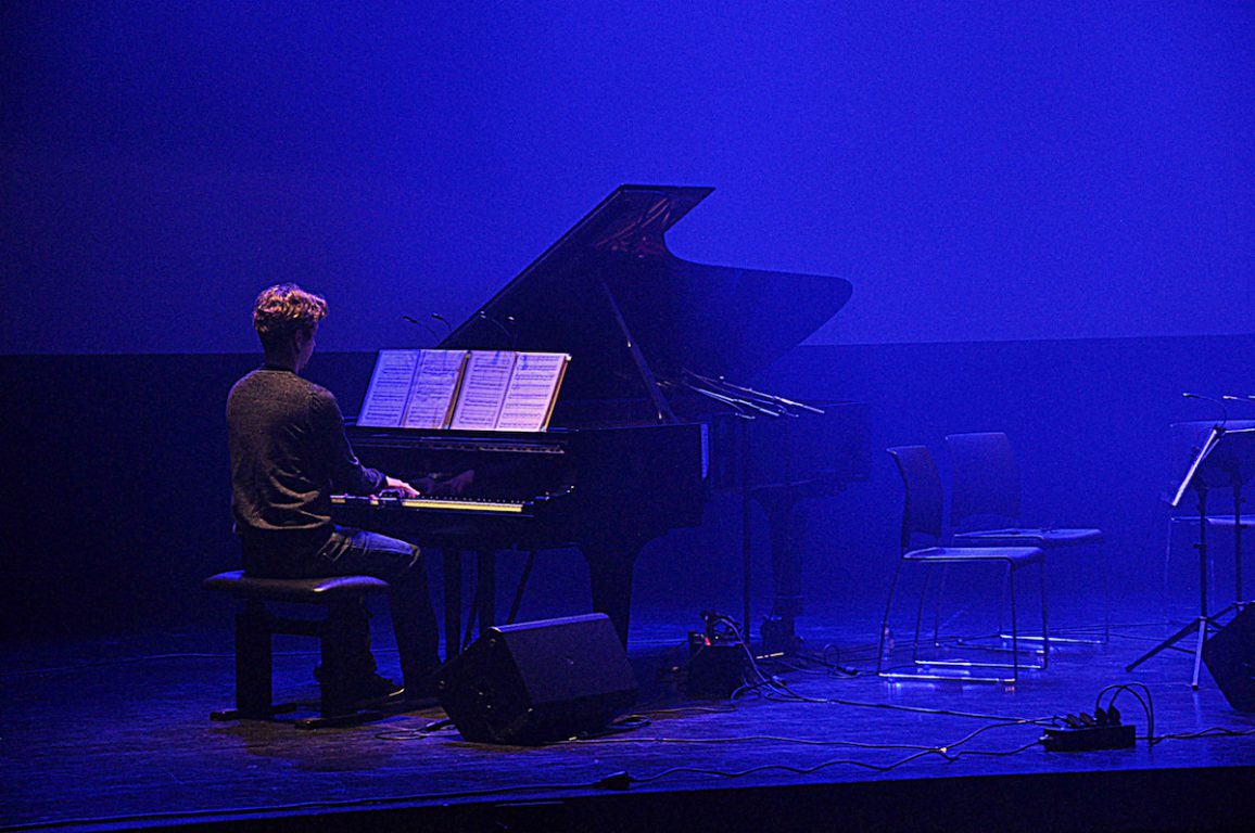 Noah Vanden Abeele tijdens het Night Air Festival op 7 maart 2020 in Kortrijk
